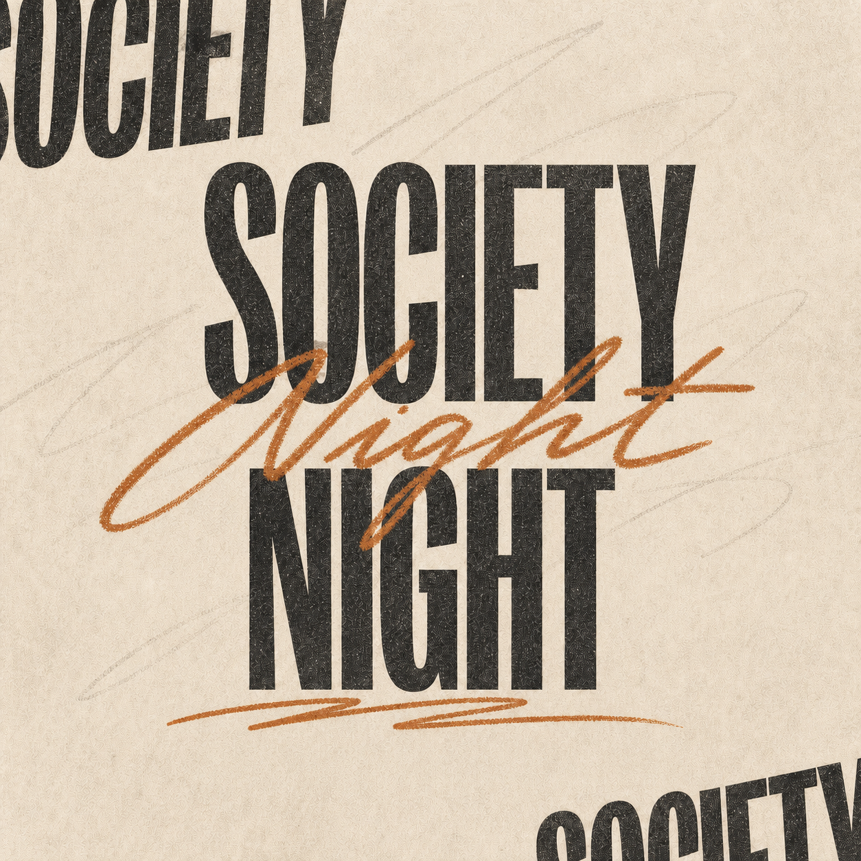 Society Night on Friday, August 28 at 7 PM